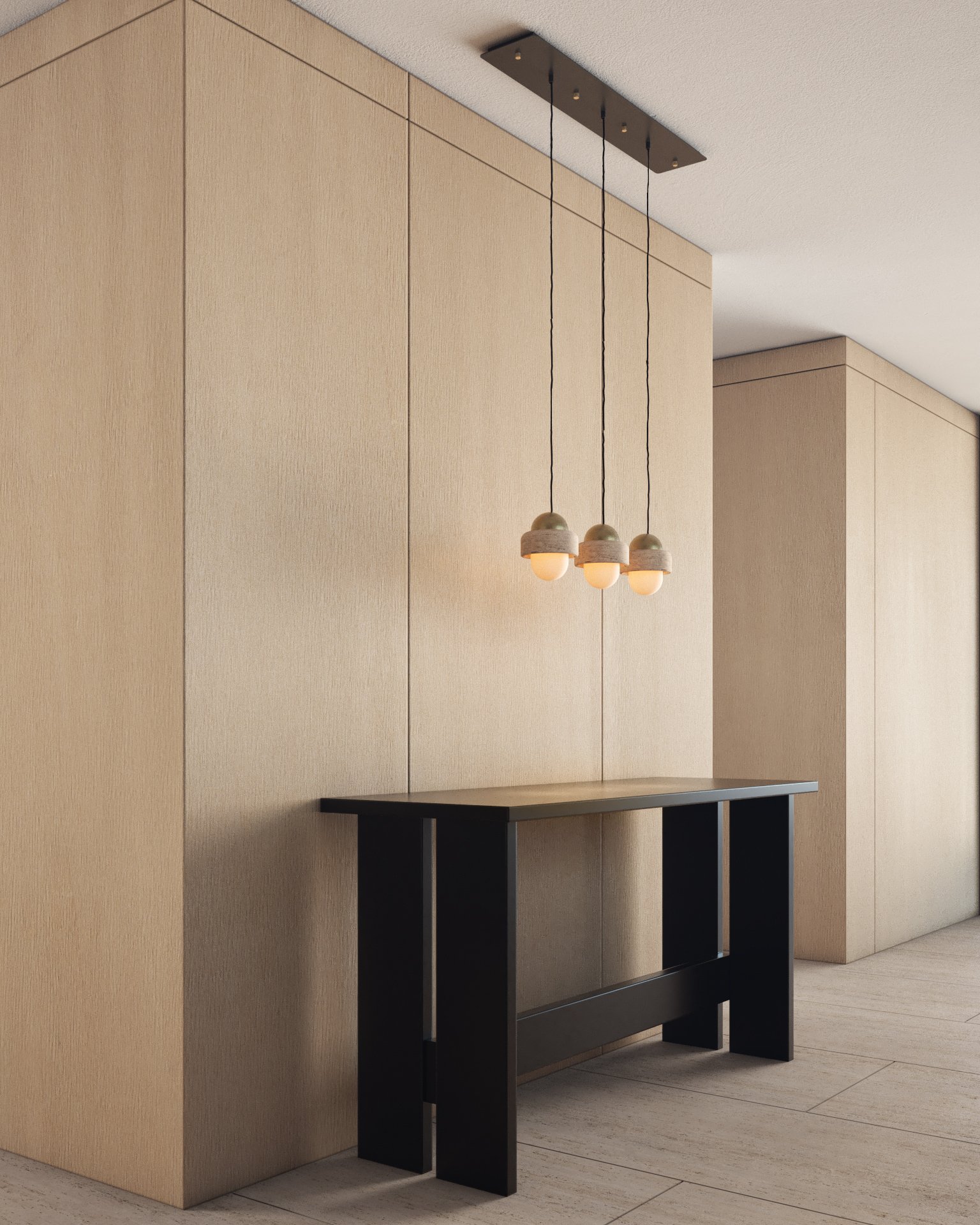 NAGA-lampara-colgante-marmol-travertino-Bandido-Studio-2