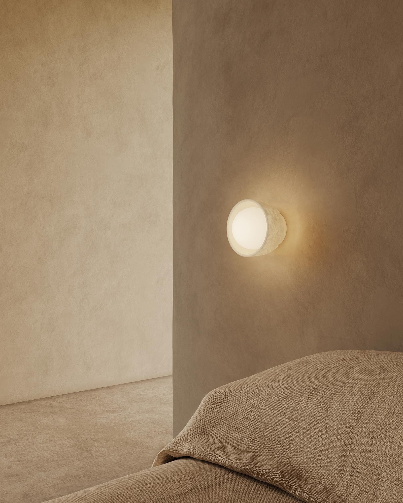 Bedroom wall lamp designed by Bandido Studio