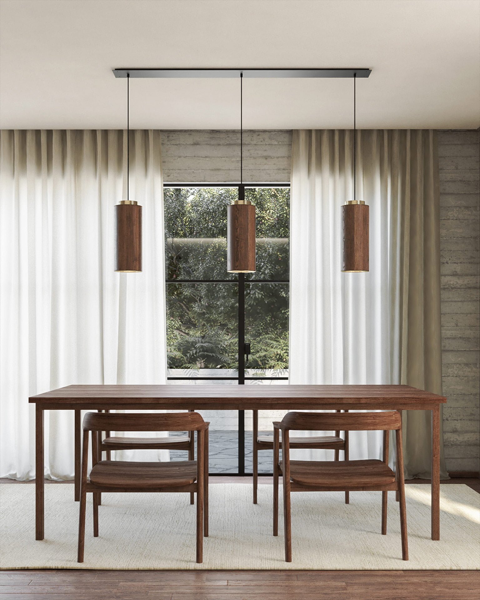 hanging ceiling lamps for dining room or kitchen designed by Bandido.