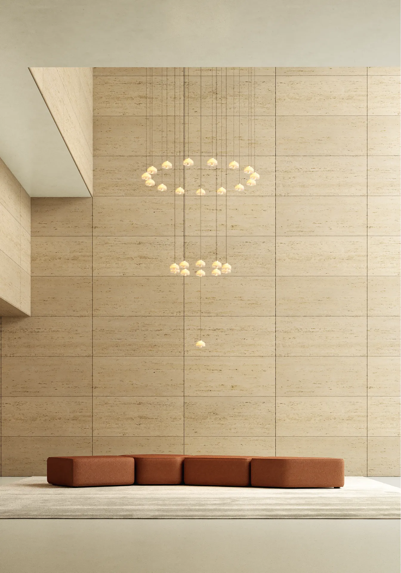 AXIS pendants white cones designed by Bandido