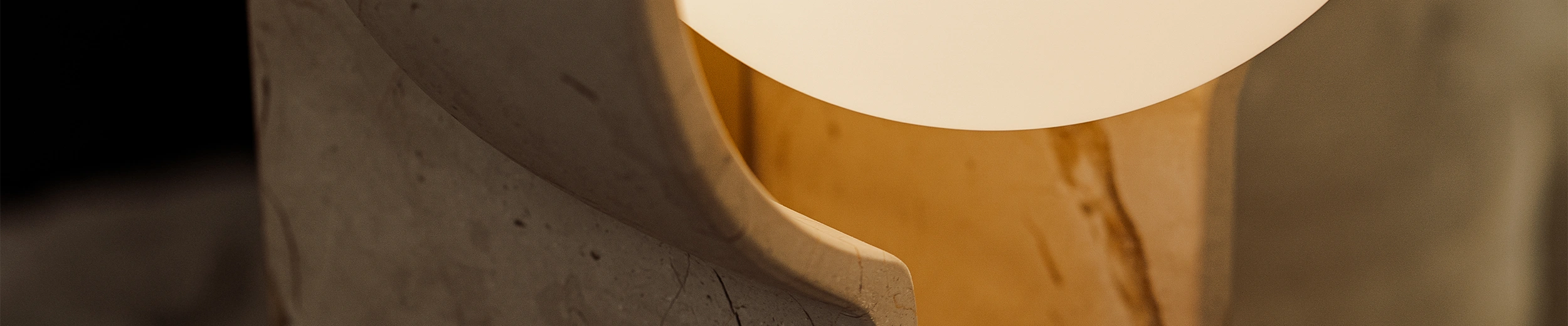 Luminaria dbh02-1 de ónix con difusor de cristal